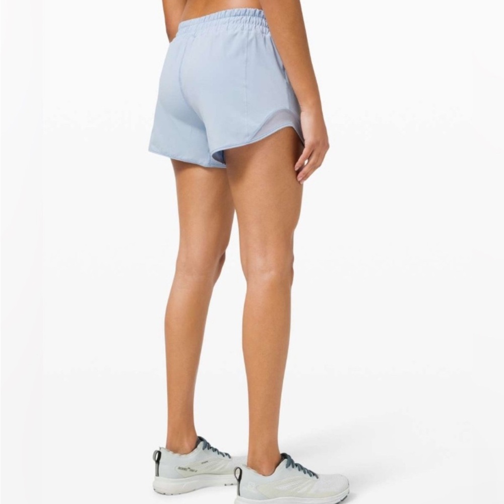 Lululemon Hotty Hot Short I| *Long 4" in Blue Linen